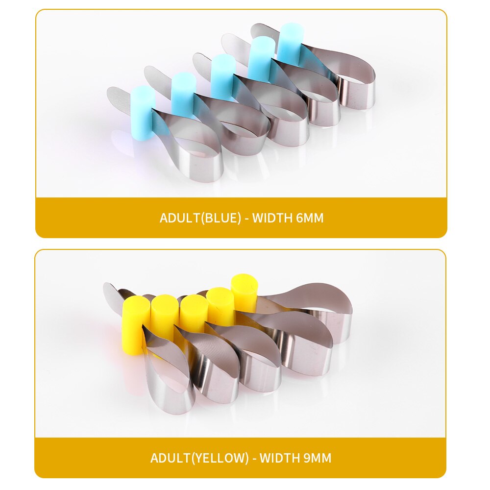 50pcs/Box Dental Forming Sheet Orthodontic Sectional Contoured Metal Matrice Polyester - KiwisLove