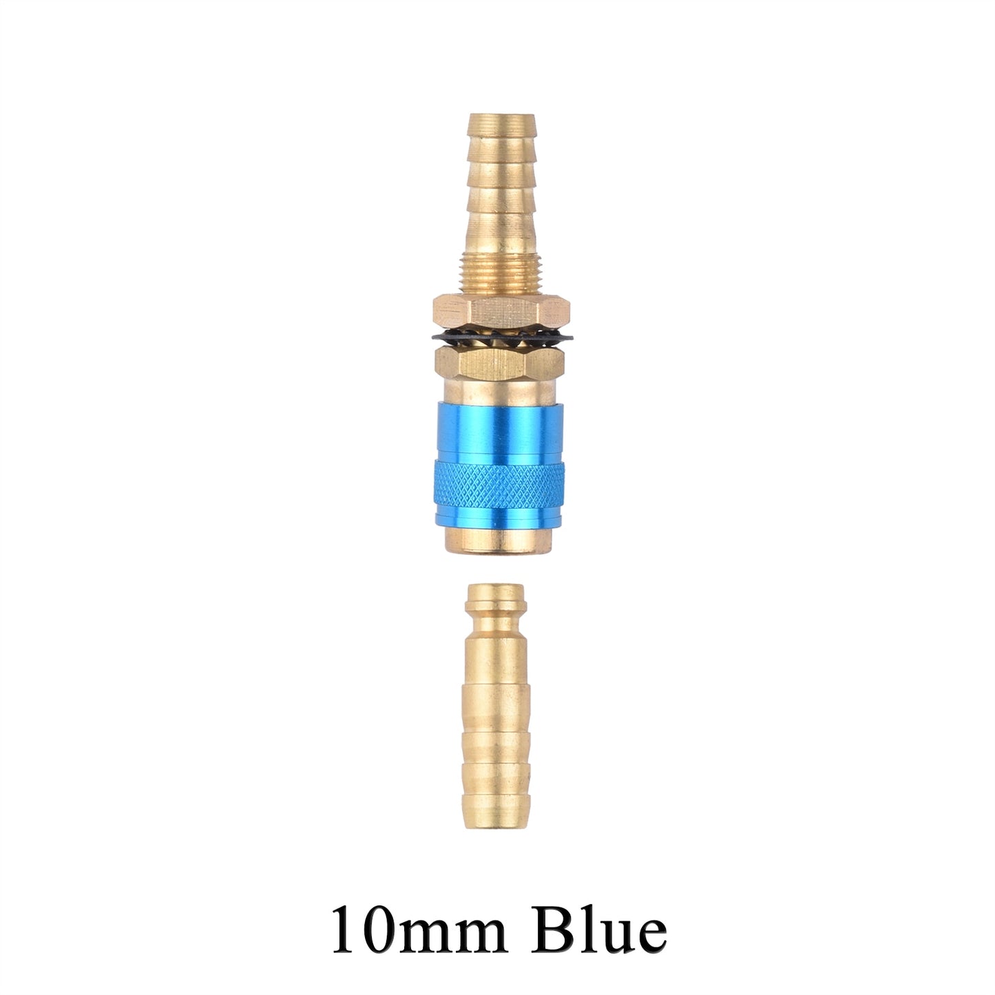 6mm 8mm 10mm Water Cooled Air Cooled Gas Water Adapter Quick Connector Fitting For MIG TIG Welding Torch Plug - KiwisLove