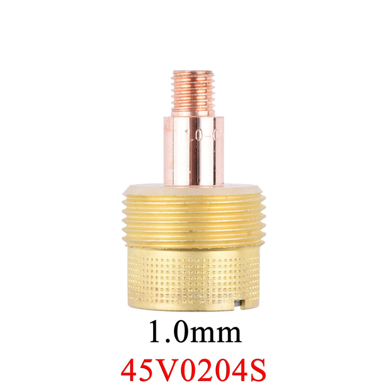 2/5Pcs 1.0/1.6/2.4/3.2mm Large Gas Lens Collet Body 45V0204S 45V116S 45V64S 995795S For TIG WP9/20/25 Welding Torch Accessories - KiwisLove