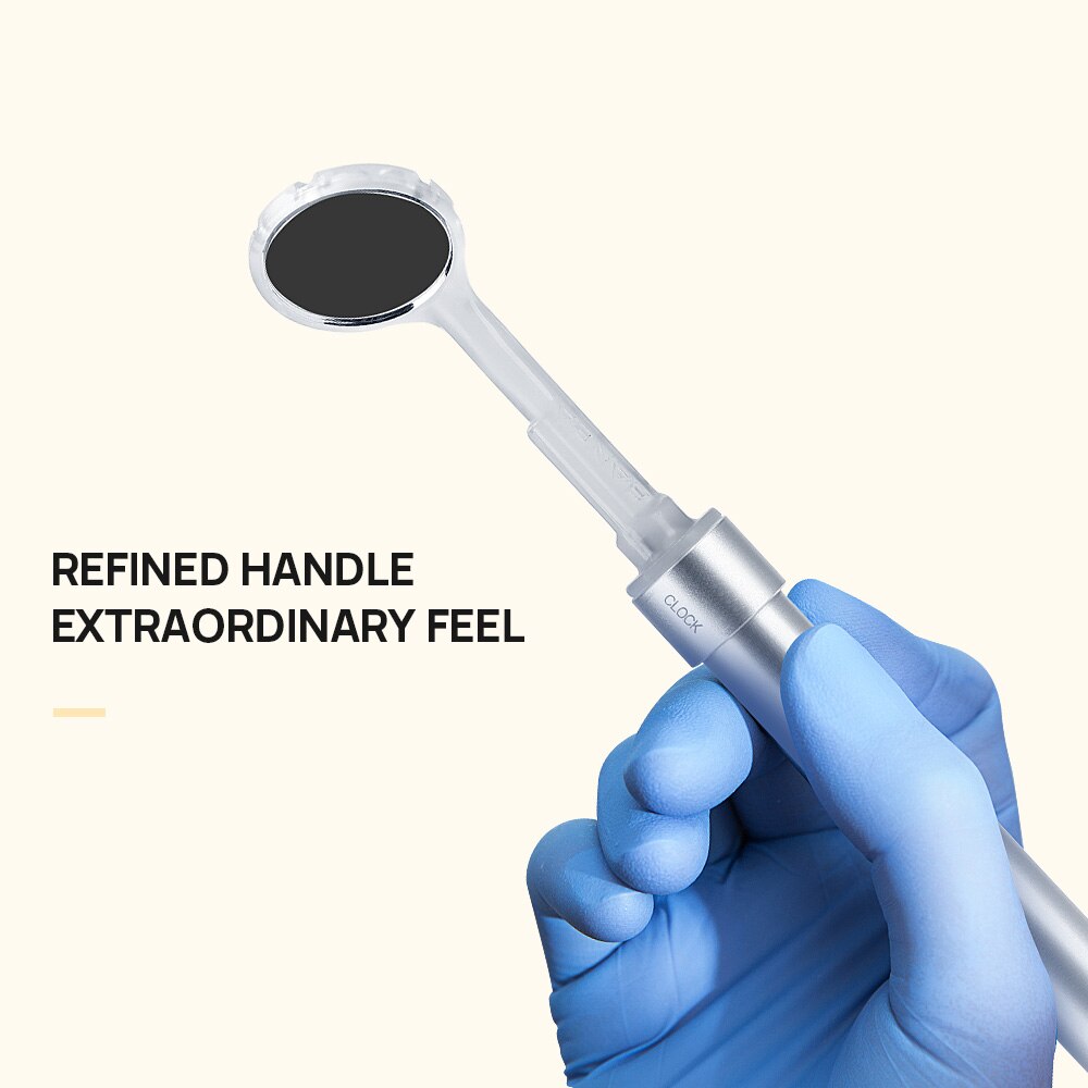 Disposable Saliva Suction Mirror Set 50pcs Plastic Suction And Anti-Fog Mouth Mirror + Stainless Steel Handle + Silicon Tube - KiwisLove