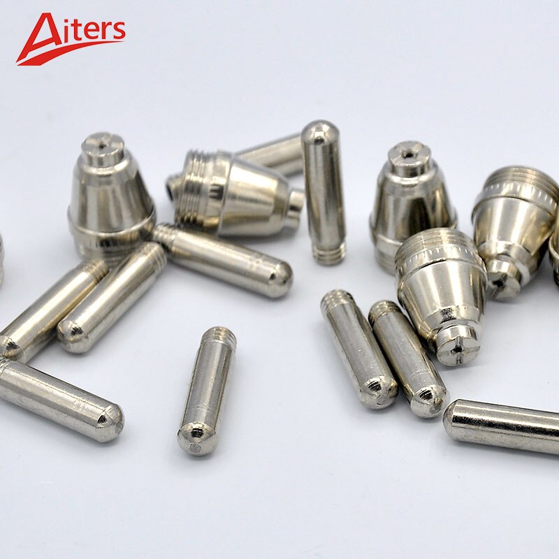 25PCS for Air Plasma Cutter AG60 SG55 WSD60 Cutting Torch Nozzle Electrode and Alumina Ceramic Nozzles Shield Cup - KiwisLove