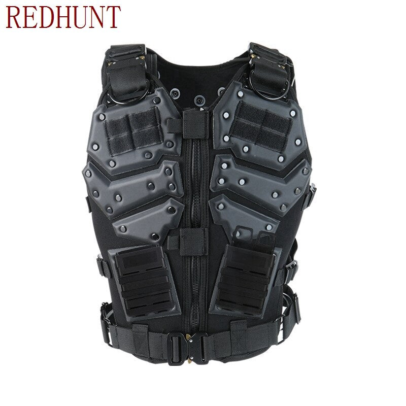 New Outdoor Tactical Vest Hunting Military Vest with 5.56 Magazine Pouches CS Paintball Protective Waistcoat Body Armor - KiwisLove