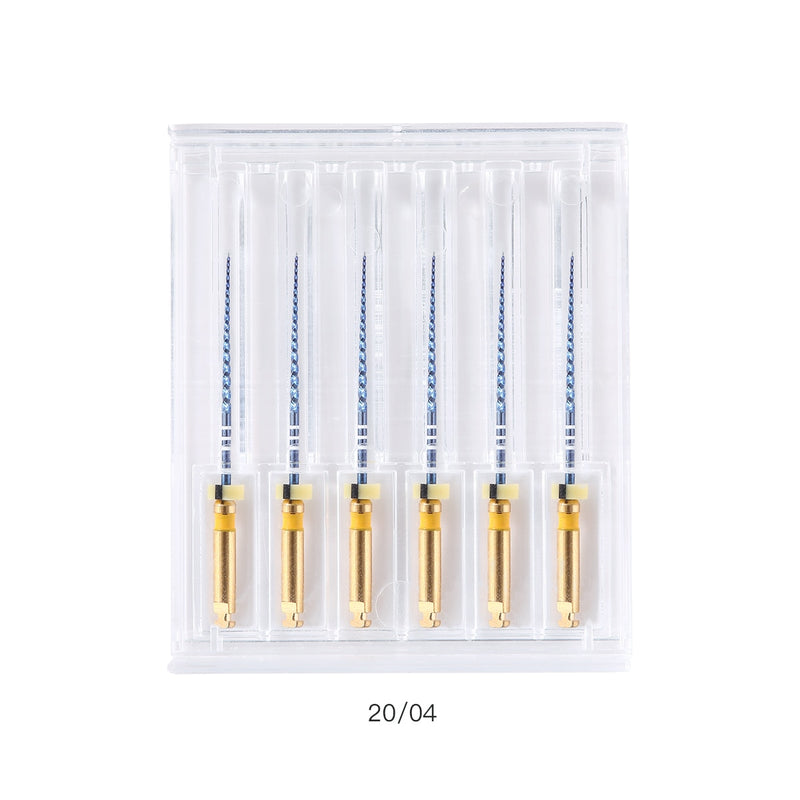 6pcs/Box Dental 25mm Endo File Engine Use Root Canal Instrument NITI Alloy Files - KiwisLove