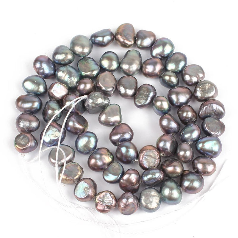 6-7mm Irregular Beads Natural White Pink Black Purple Freshwater Pearl Beads For Women DIY Making Jewelry Bracelet Accessories - KiwisLove