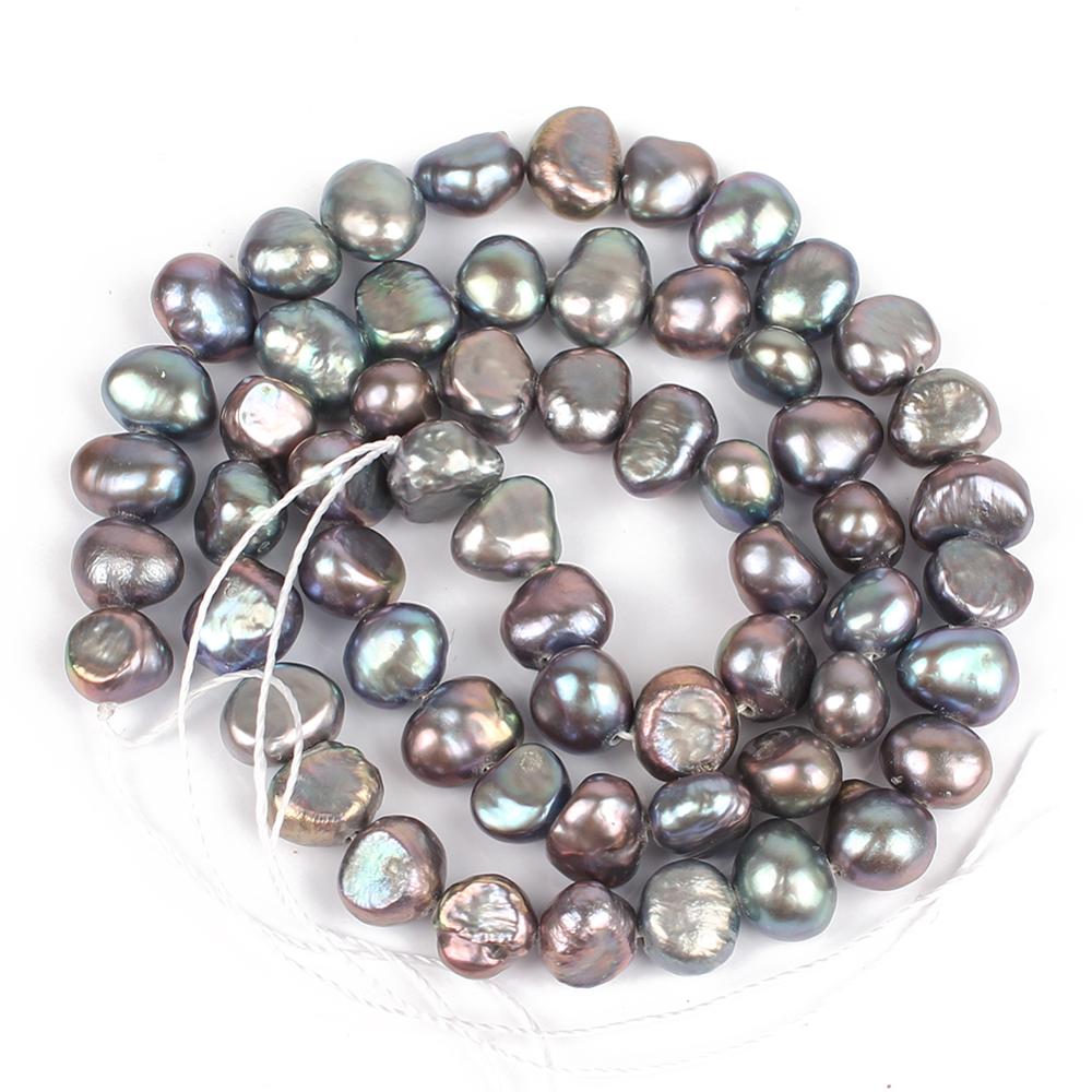 6-7mm Irregular Beads Natural White Pink Black Purple Freshwater Pearl Beads For Women DIY Making Jewelry Bracelet Accessories - KiwisLove