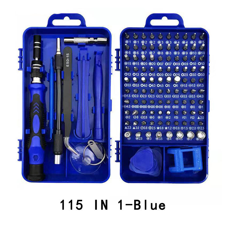 ZONSANTA 115 in 1 Precision Screwdriver Set Magnetic Screw Driver Bit Set Phillips Torx Hex Phone Repair Device Hand Tools Kit - KiwisLove