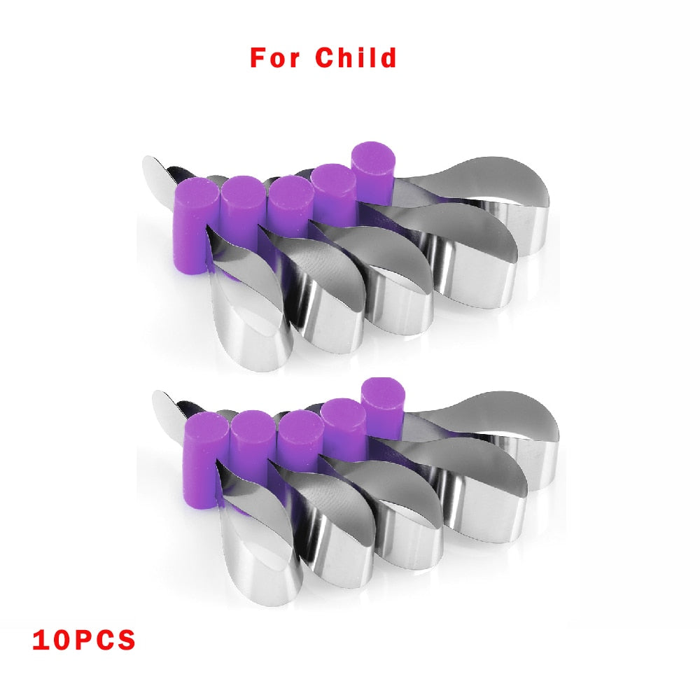 Dental Forming Sheet Orthodontic Sectional Contoured Metal Matrices Polyester Dentist Material for Adult/Child - KiwisLove