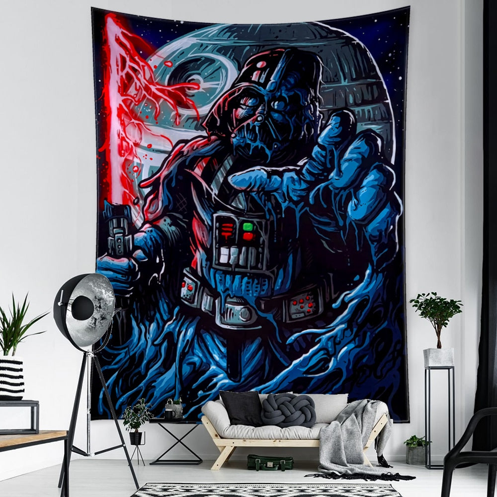 Cartoon Animal Character Tapestry Wall Hanging 3D Printing Psychedelic Witchcraft Mysterious Aesthetics Room Home Decor - KiwisLove