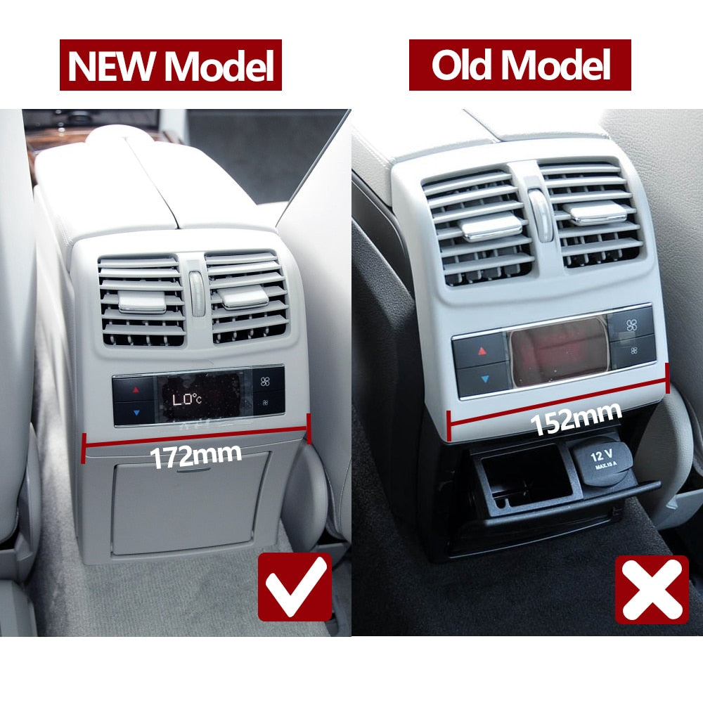 Rear Conditioning AC Vent Grille Outlet Cover Trim For Mercedes Benz W212 E Class E260 E300 E320 E400 2009-2015 2128301345 - KiwisLove