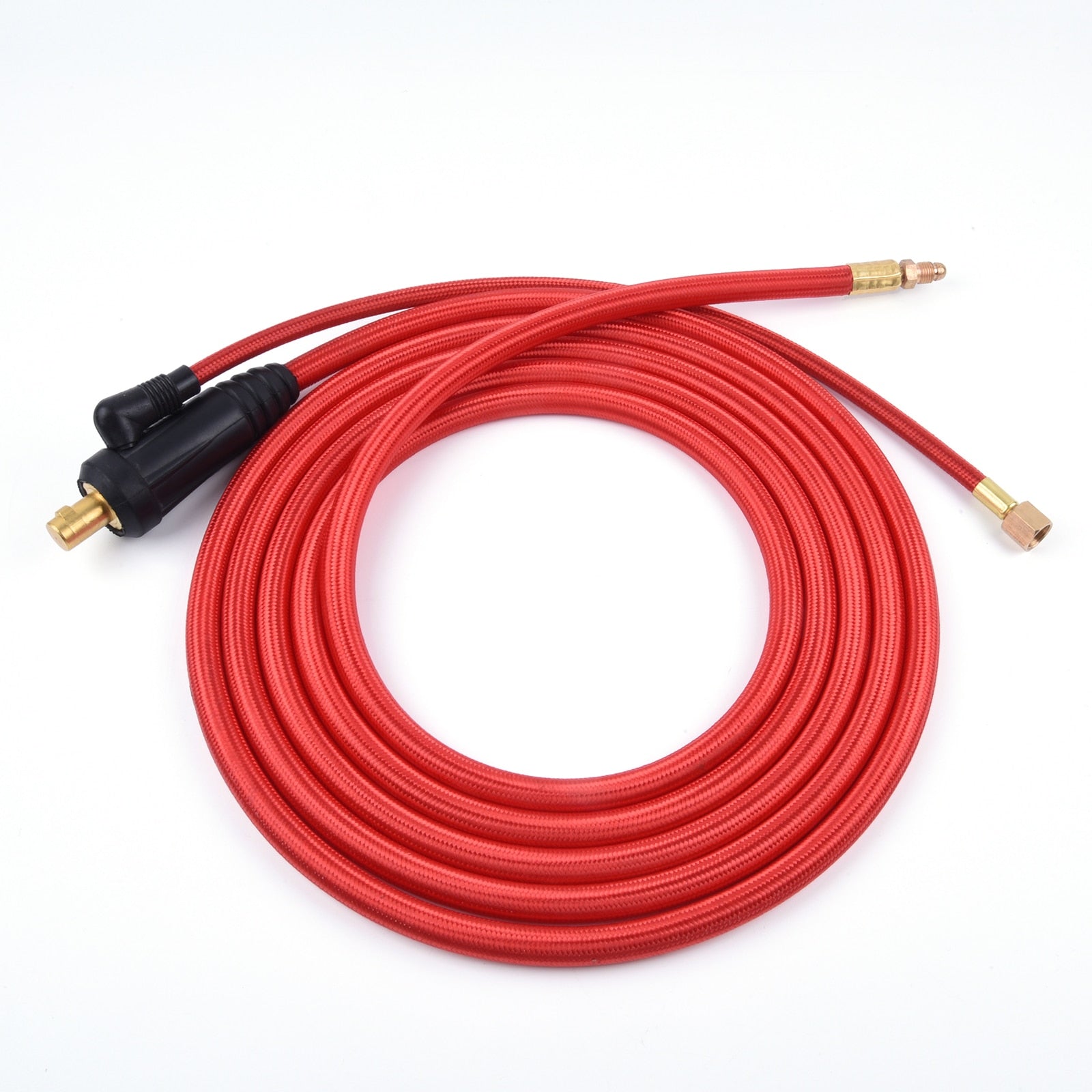4M/13ft 7.8M/25.6ft WP9F 9FV TIG Welding Torch Soft Hose Cable Wires M12*1mm Gas Connector DKJ 10-25 35-50 Power Connector - KiwisLove