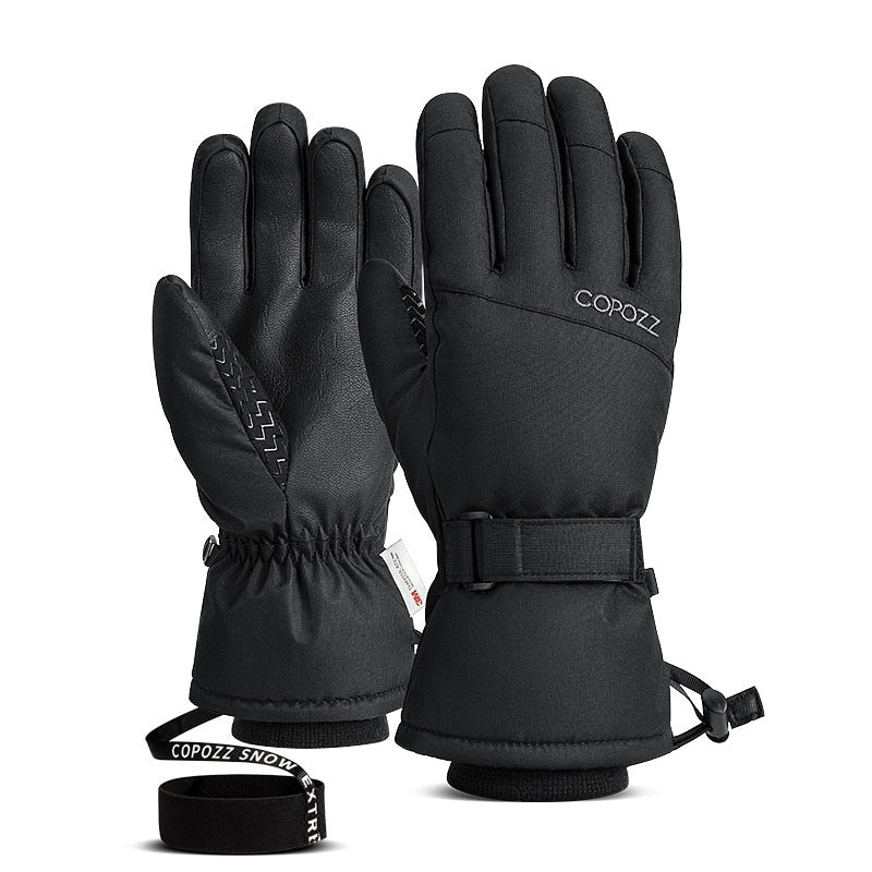 COPOZZ Men Women Ski Gloves Ultralight Waterproof Winter Warm Gloves Snowboard Gloves Motorcycle Riding Snow Windproof Gloves - KiwisLove