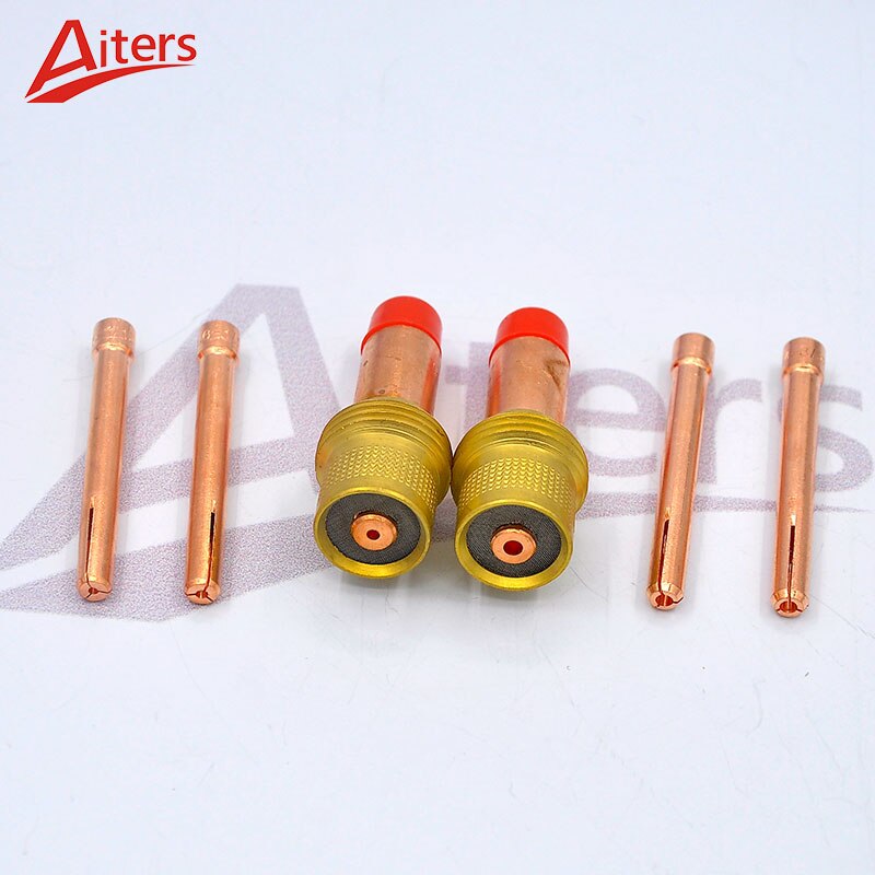 WP17/18/26 Welding Torch kit Accessories TIG 14PCS Medium Stubby Gas Lens and Alumina Ceramic Nozzle Cup kit - KiwisLove