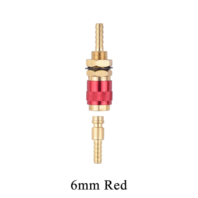 6mm 8mm 10mm Water Cooled Air Cooled Gas Water Adapter Quick Connector Fitting For MIG TIG Welding Torch Plug - KiwisLove