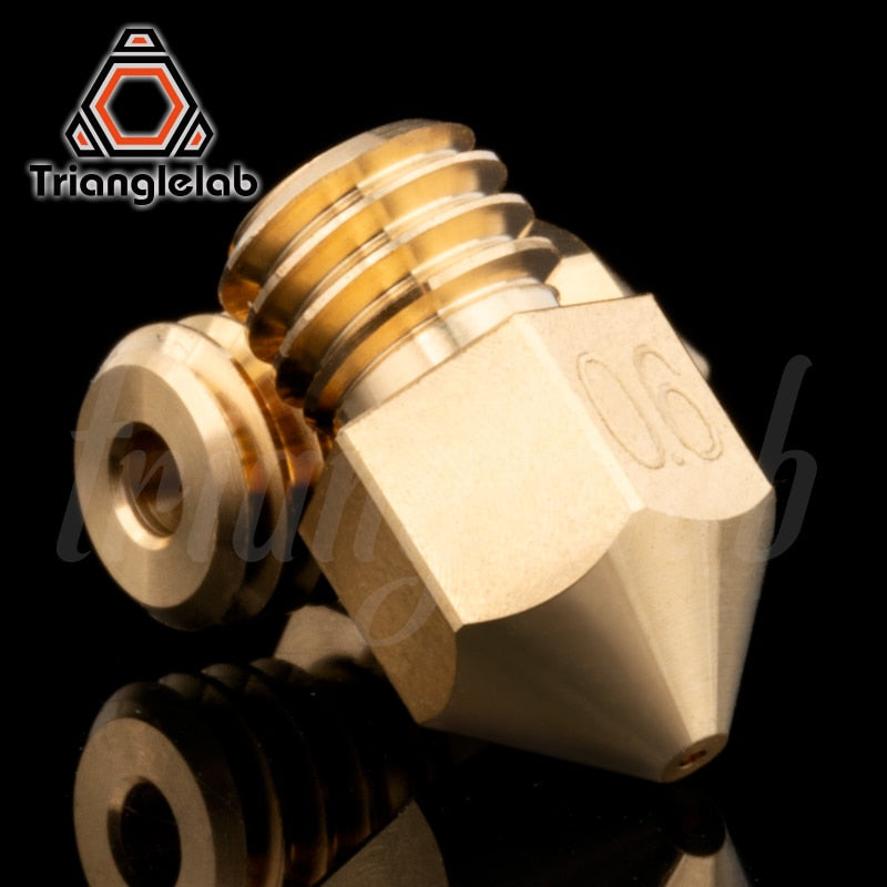 trianglelab Swiss MK8 Brass Nozzle m6 Thread 1.75MM Filament for 3D printers hotend J-head cr10 heat block ender3 hotend - KiwisLove