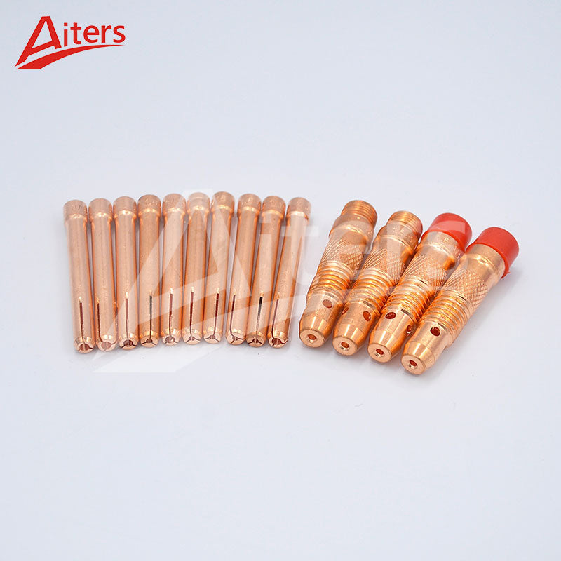 36Pcs TIG Welding Torch Accessories with Alumina Ceramic Nozzle Tungsten Electrodes for TIG Welding  WP17/18/26 kit Consumables - KiwisLove