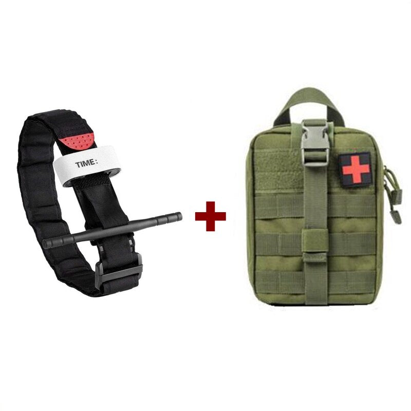 Airsoft First Aid Bag Only Molle Medical EMT Pouch Outdoor Tactical Emergency Utility Pack Outdoor Tourniquet Stap Equipment - KiwisLove