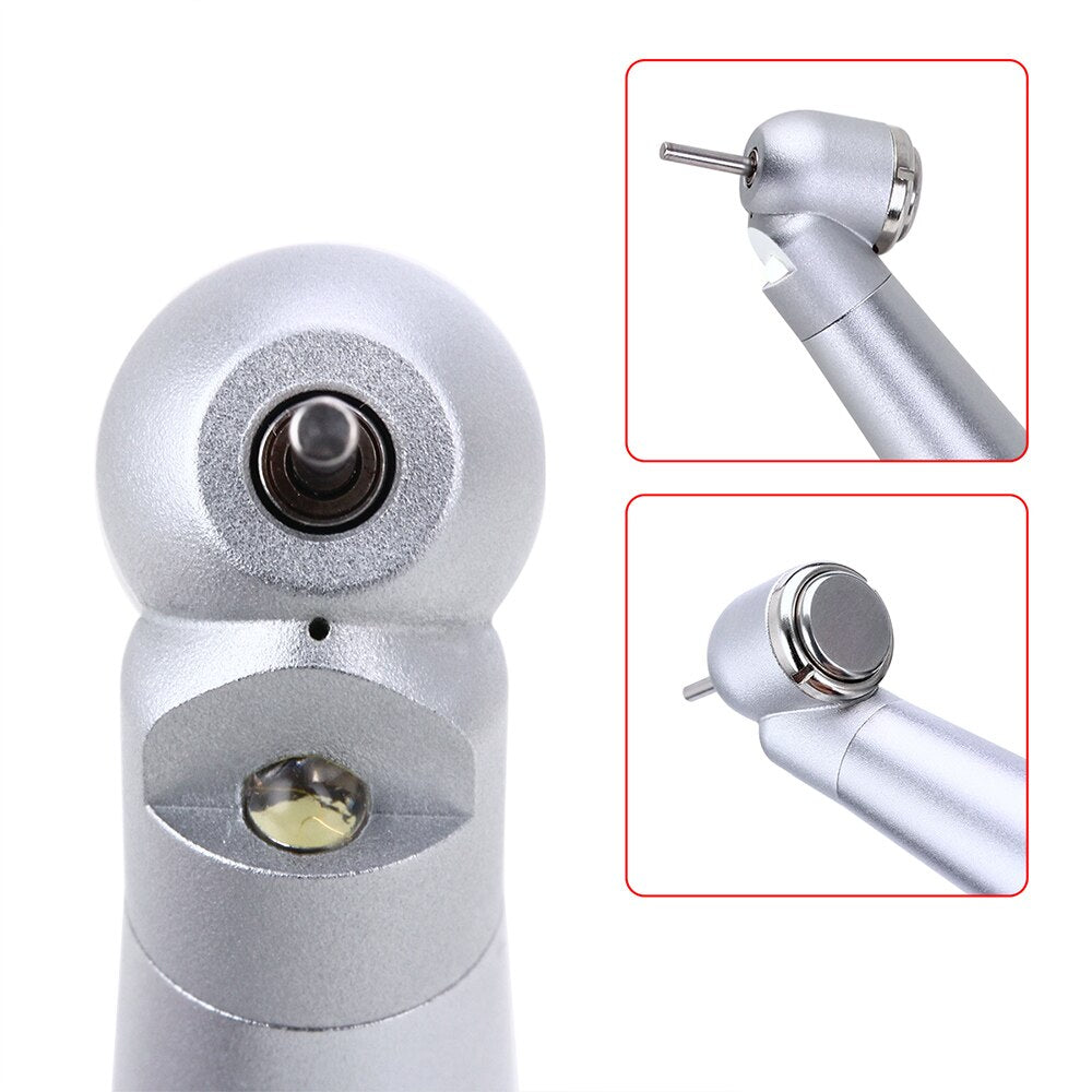 Dental 45 Degree E generator integrated LED Standard Push Button Handpiece Single Water Spray 2 or 4 Hole - KiwisLove