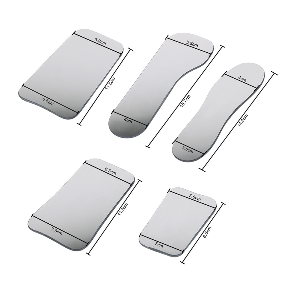 5pcs/Set Azdent Dental Orthodontic Mirror Photography Double-Sided Mirrors Dentistry Reflector Intra Oral - KiwisLove