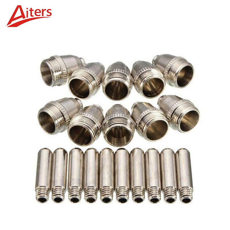 40PCS/Kit for AG60 SG55 Air Plasma Consumables 20PCS Nozzles and 20PCS Electrodes WSD60 Cutter Cutting Torch - KiwisLove