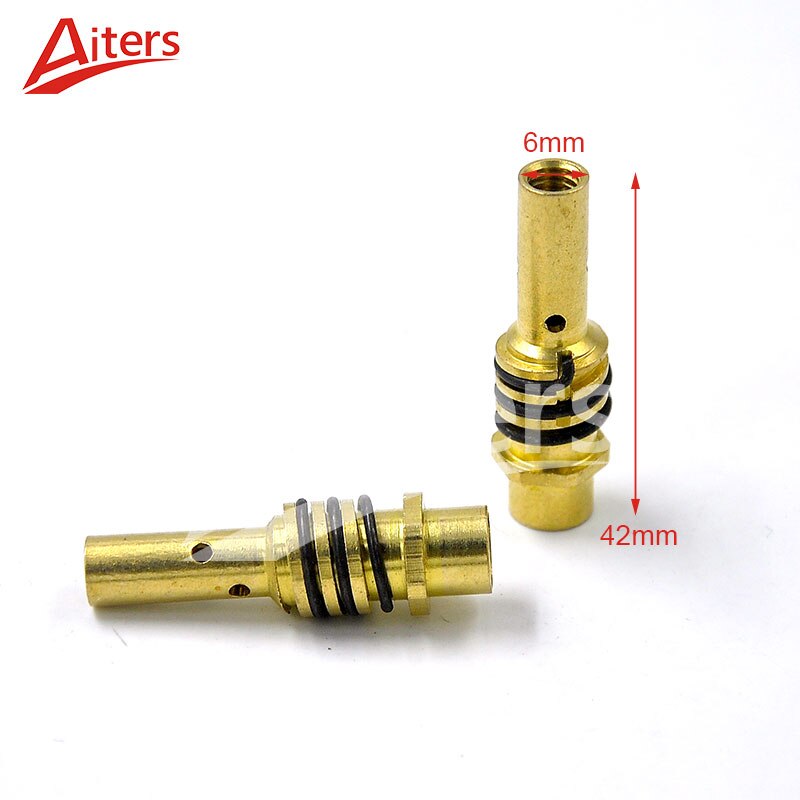 24PCS/Set  15AK Binzel Torch/Gun Consumables Electrode and Shield Contact Tip Holder Gas Nozzle for MIG MAG - KiwisLove