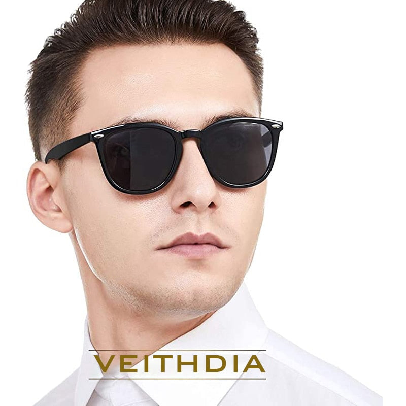 VEITHDIA Sunglasses Men Fashion Brand Designer Unisex Photochromic Polarized Mirror Male Eyewear Sun Glasses For Women V6116 - KiwisLove