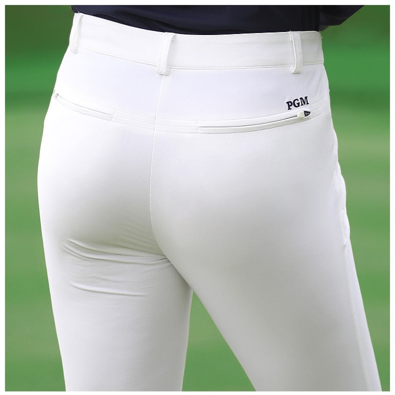 PGM Women Golf Pants Fall Winter Comfortable Quick Dry Trousers Slim Sports Wear Ladies Clothes Clothing White Black Red KUZ092 - KiwisLove