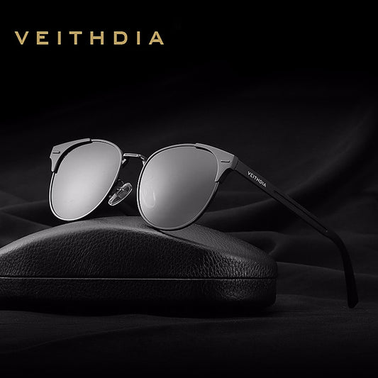 VEITHDIA Brand Sunglasses Retro Aluminum Outdoor Sports Driving Polarized Lens Vintage Eyewear Sun Glasses For Men Women VT6109 - KiwisLove