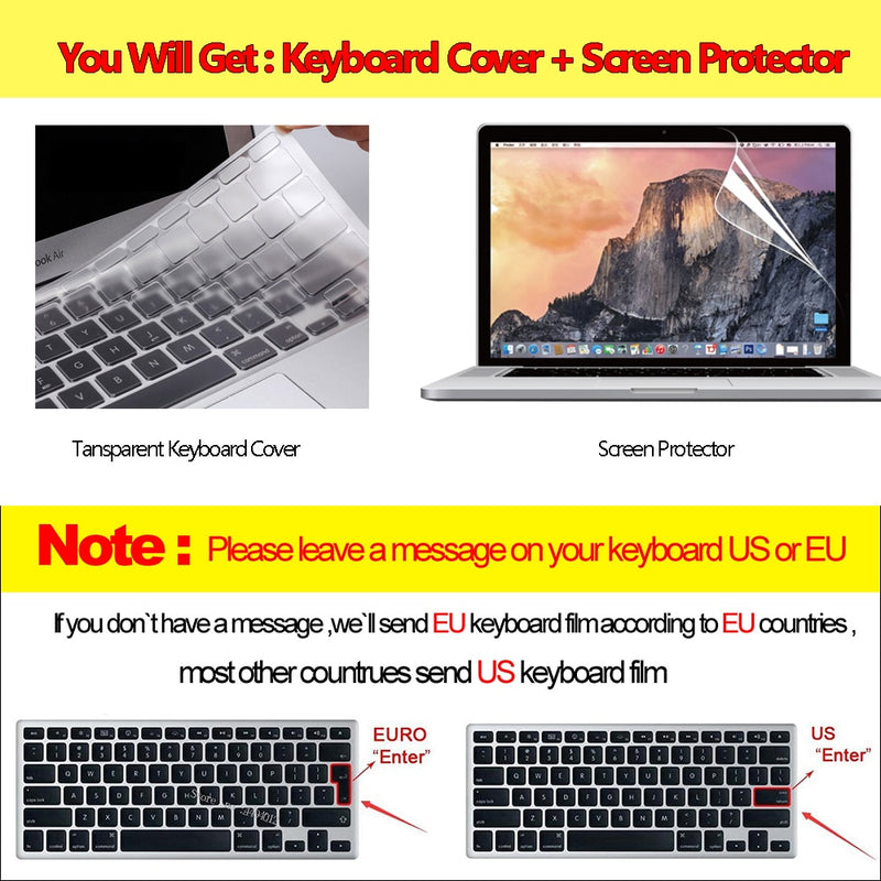 Laptop Case for Macbook 12 inch A1534 A1931 - KiwisLove