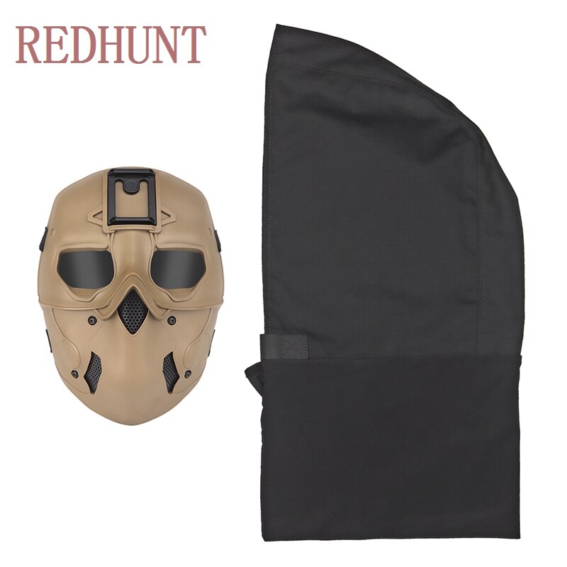 Tactical Airsoft Mask Comes with Headgear Multi-Function Protect Gear Night Vision Devices Base for Paintball Shooting - KiwisLove