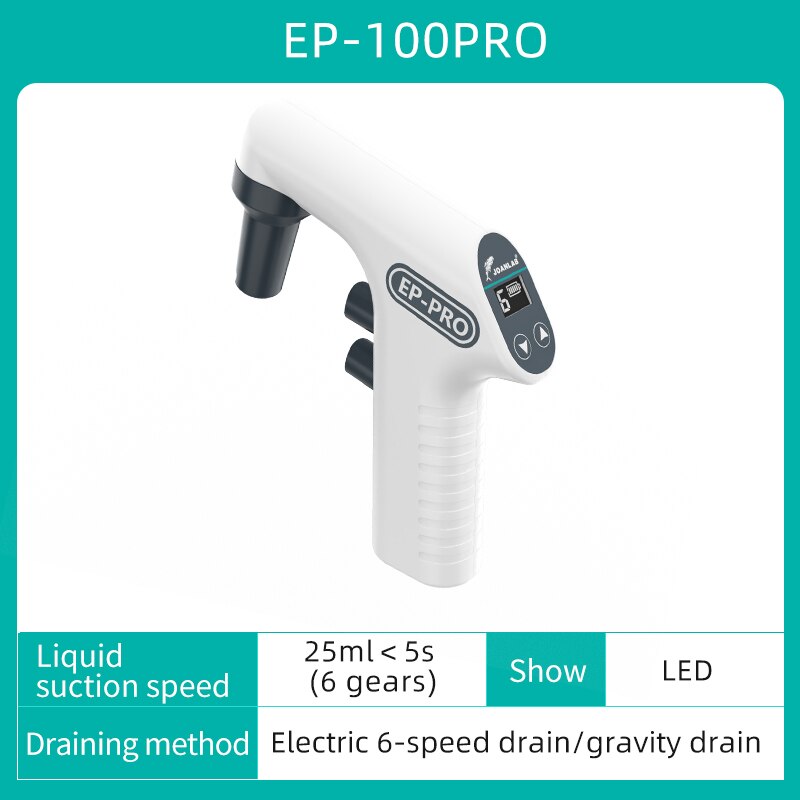 JOANLAB Pipette Lab Electric Pipette Controller Automatic Pipette Lab Equipment Electronic Pipette Pump Range: 200ml 110/220v - KiwisLove