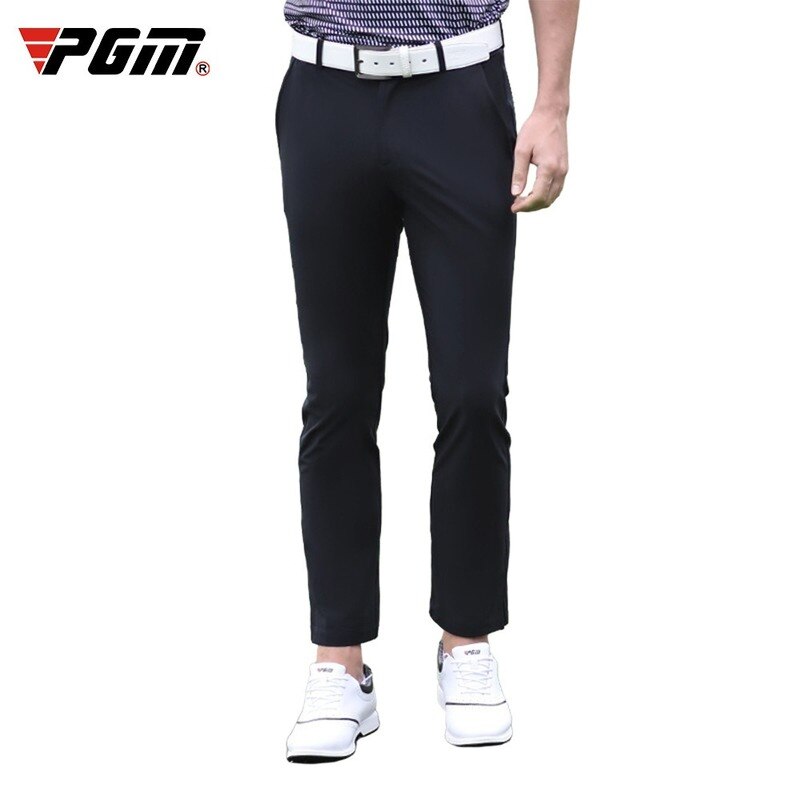 PGM Men Golf Pants Summer Black High Elastic Fast Dry Clothes Breathable Sports Wear Gym Suit Trousers Casual Clothing KUZ082 - KiwisLove