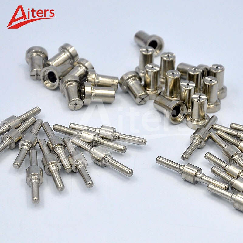 40PCS Kit for PT31 CUT40 with 20PCS Nozzles and 20PCS Electrode Nickel plated Air Plasma LG40A Torch Consumables - KiwisLove
