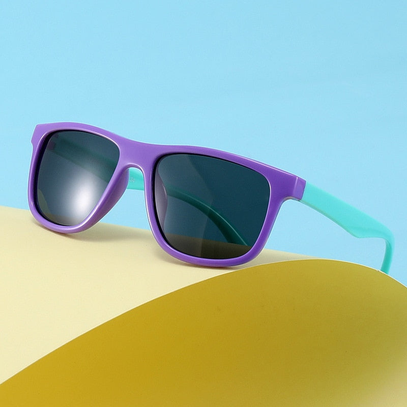 Children's Sun Glasses Polarized Lens Classic Sunglasses For Kids Babies Boy Girl Cute UV400 Protection Vintage Eyewear 8249 - KiwisLove