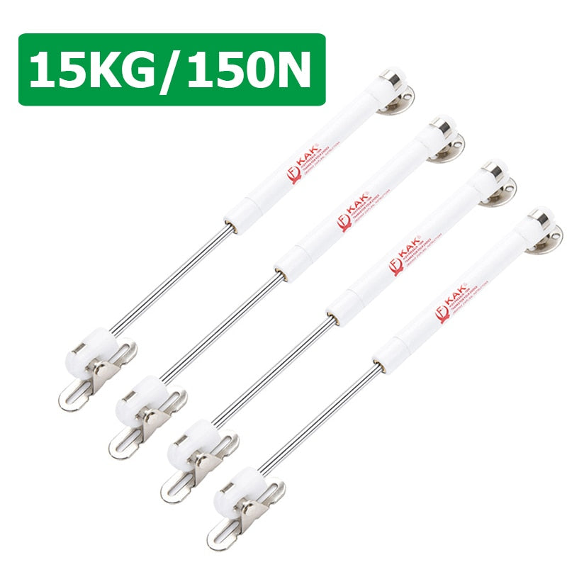 KAK 4 Pack 6kg 10kg 15kg Gas Spring Cabinet Hinge Copper Core Door Lift Support Hydraulic Kitchen Cupboard Door Hinges Hardware - KiwisLove