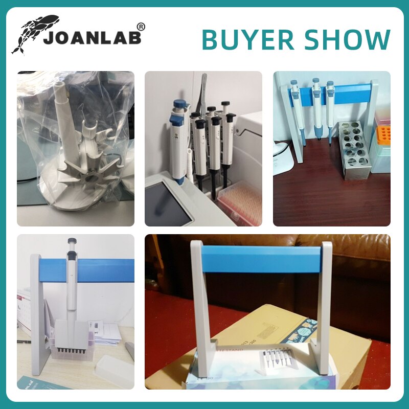 JOANLAB Laboratory Pipette Rack Trapezoid Pipette Stander And Round Pipette Holder For Placing Pipettes Lab Equipment Supplies - KiwisLove