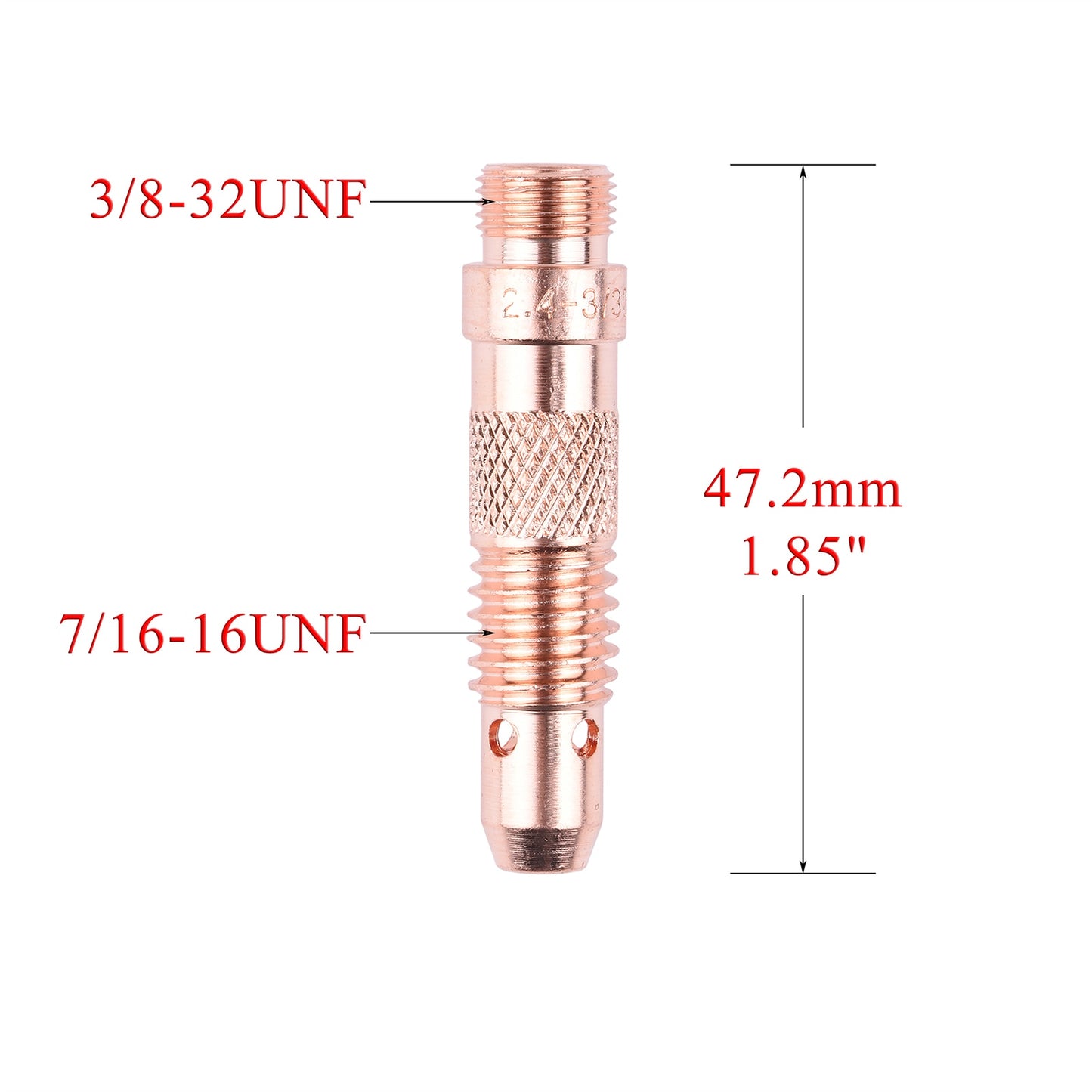 1.0/1.6/2.4/3.2/4.0mm TIG Collet Collet Body 10N22 10N23 10N24 10N25 54N20 10N30 10N31 10N32 10N28 406488 For WP17 18 26 Torch - KiwisLove