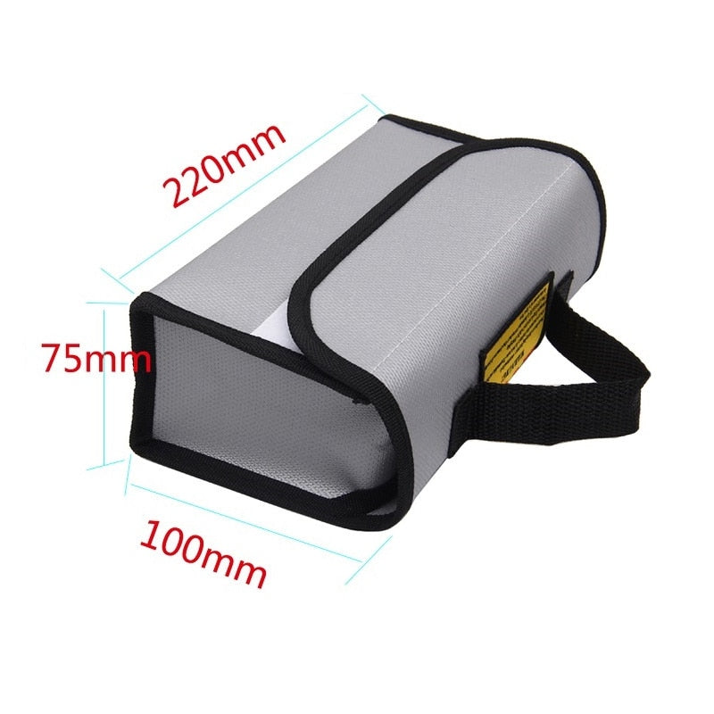 Fireproof Waterproof Lipo Battery Explosion Proof Safety Bag Fire Resistant for Lipo Battery FPV Racing Drone RC Model - KiwisLove