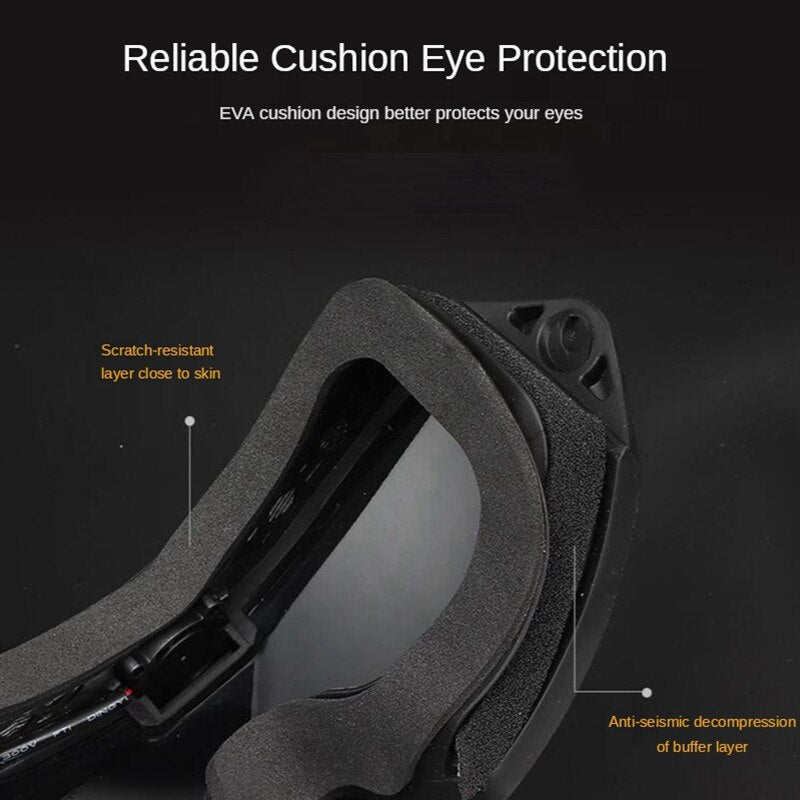 Military Army Goggles Tactical Airsoft Paintball Eyewear with Fan Anti-Fog Outdoor Climbing Cycling Sport Sunglasses - KiwisLove