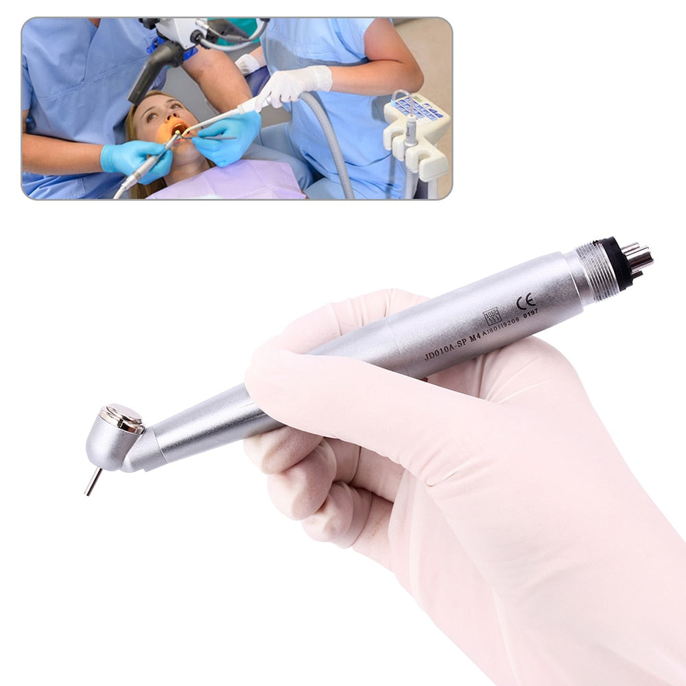Dental 45 Degree E generator integrated LED Standard Push Button Handpiece Single Water Spray 2 or 4 Hole - KiwisLove