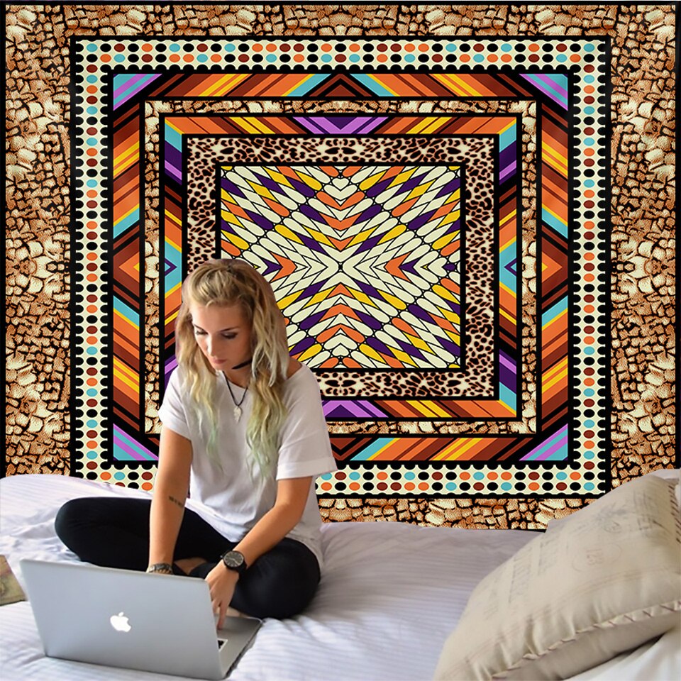 Indian Mandala Tapestry Wall Hanging Sandy Beach Throw Rug Blanket  Mattress psychedelic Bohemian Yoga Shawl Mat Mandala Tapestry - KiwisLove