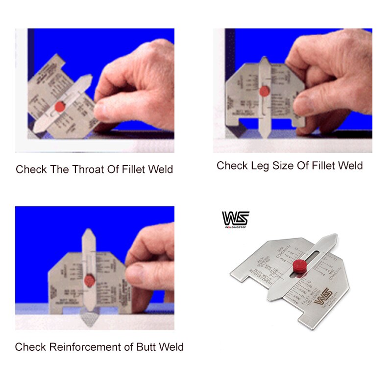 Automatic Adjustable Fillet Weld Gage Standard Gauge INCH inpection - KiwisLove