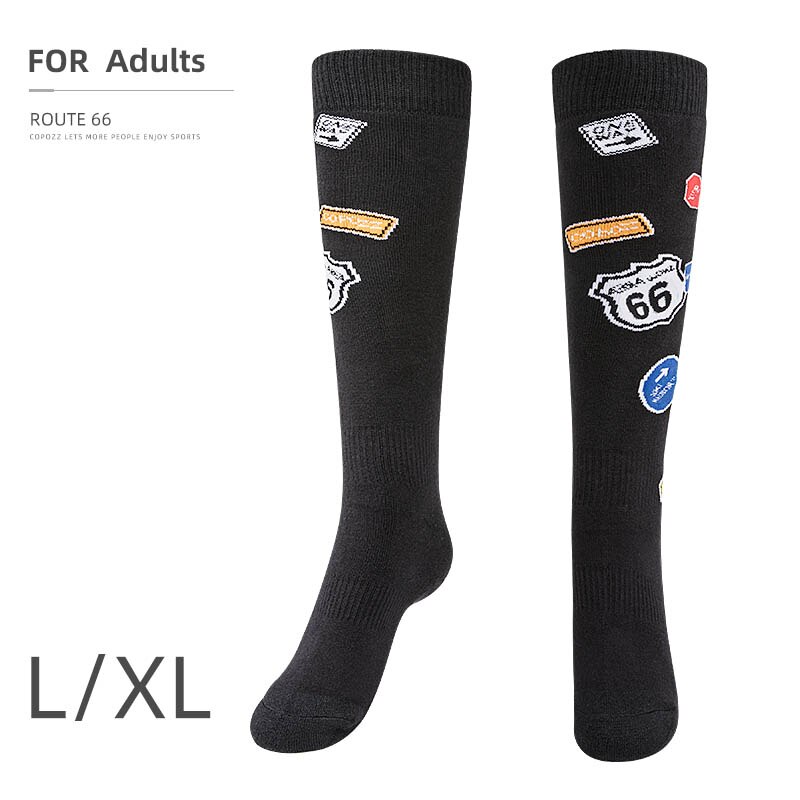 COPOZZ Thick Ski Socks Cotton Sports Snowboard Cycling Skiing Soccer Socks Men Women Child Absorption High Elastic Thermosocks - KiwisLove