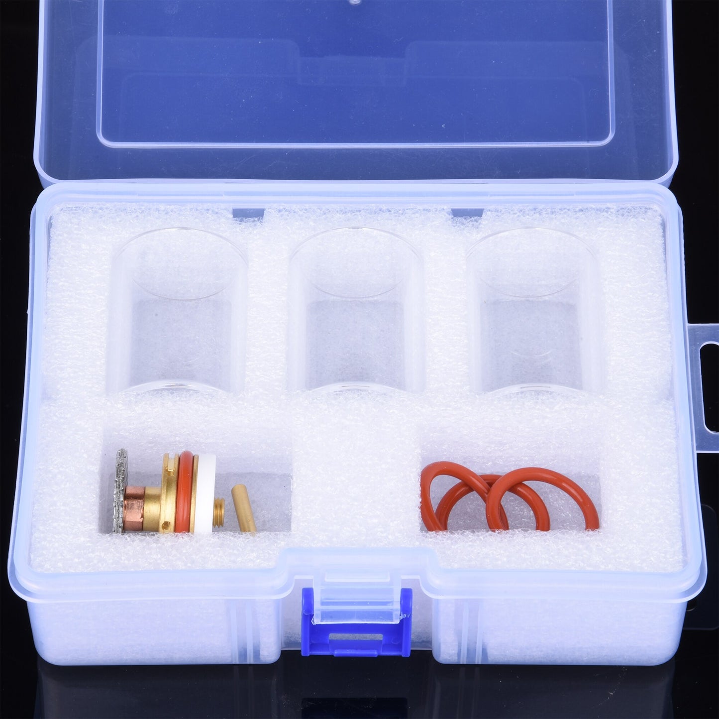 11Pcs Oversize High Temperature Glass Cup Strainer Mesh Collet Body Gas Lens Tig Torch Kit For WP17/18/26 WP9/20/25 - KiwisLove