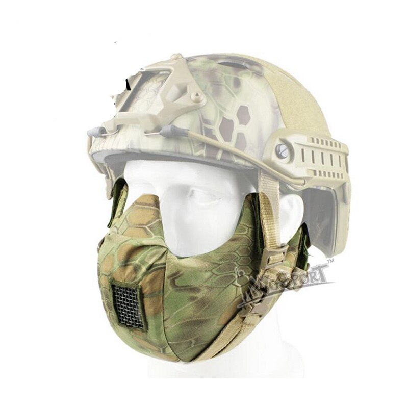 Tactical Mask Half Face Protection Airsoft Half Face Masks Using For Protecting CS Cycling Hunting Sports Mask - KiwisLove