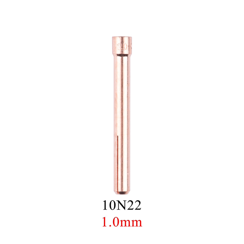 5/10PCs 1.0/1.6/2.4/3.2/4.0mm TIG Collet 10N22S 10N23S 10N24S 10N25S 10N22 10N23 10N24 10N25 For WP17/18/26 Welding Torch Kit - KiwisLove