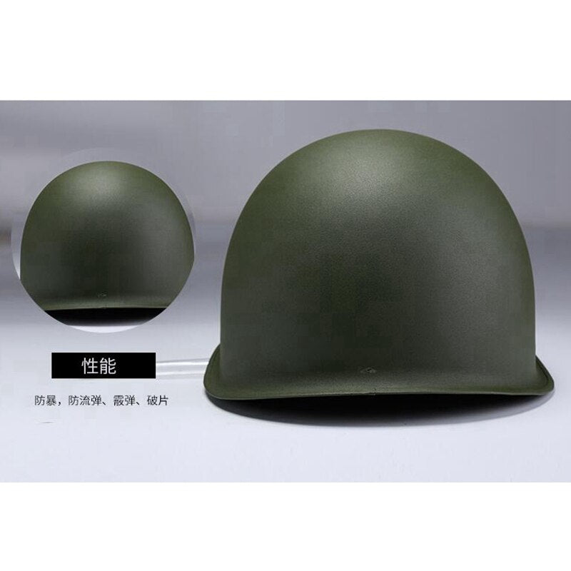 Tactical Military Steel ABS Helmet Shooting Airsoft Universal Portable Helmet Head Protective Army Equipment - KiwisLove