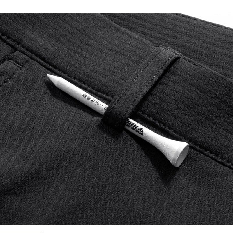 PGM Men Golf Pants Summer Black High Elastic Fast Dry Clothes Breathable Sports Wear Gym Suit Trousers Casual Clothing KUZ082 - KiwisLove