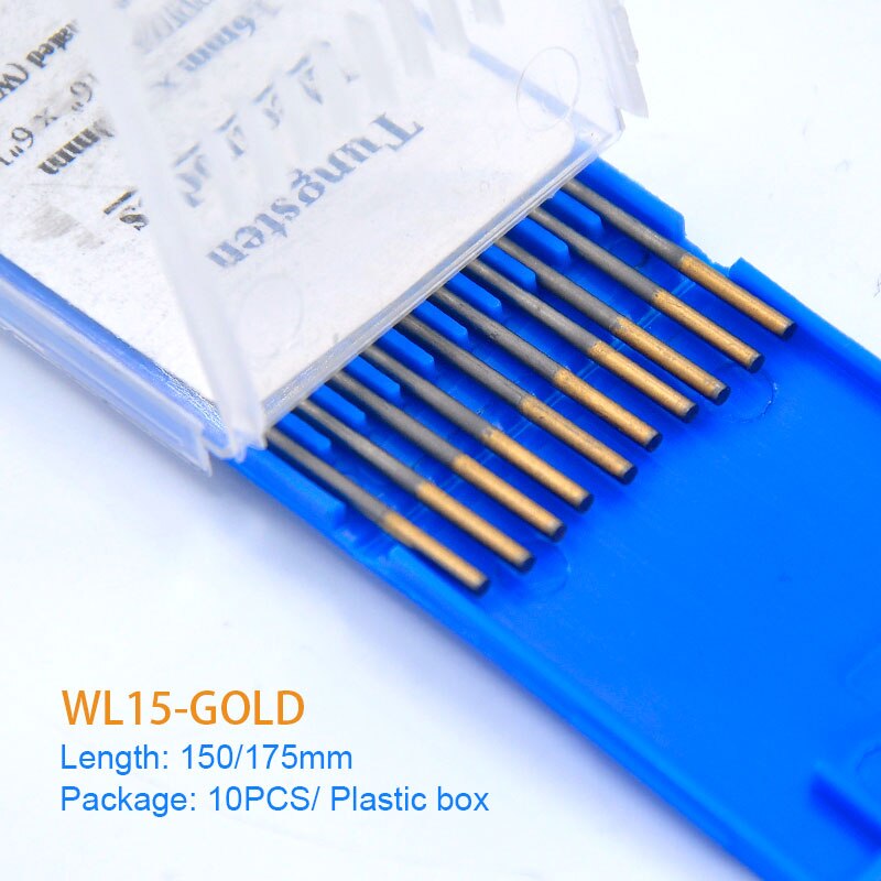2.0x150 175mm Tungsten Electrodes Welding Rods WT20 WL15 WZ8 WL20 WP WC20 Tungsten Needle for Argon Arc - KiwisLove