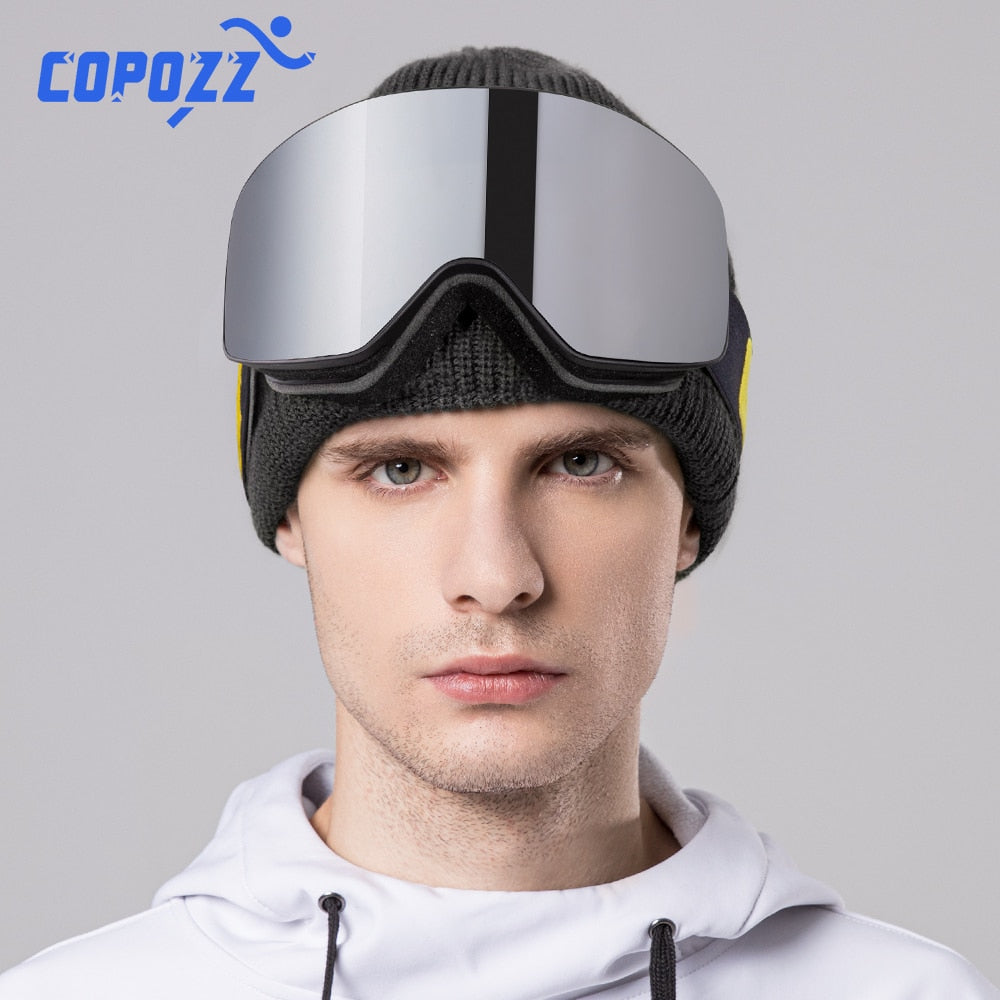 COPOZZ Brand Ski Goggles Men Women double layers big Snowboard Goggles Anti-fog UV400 Skate Skiing Snowboard Goggles - KiwisLove