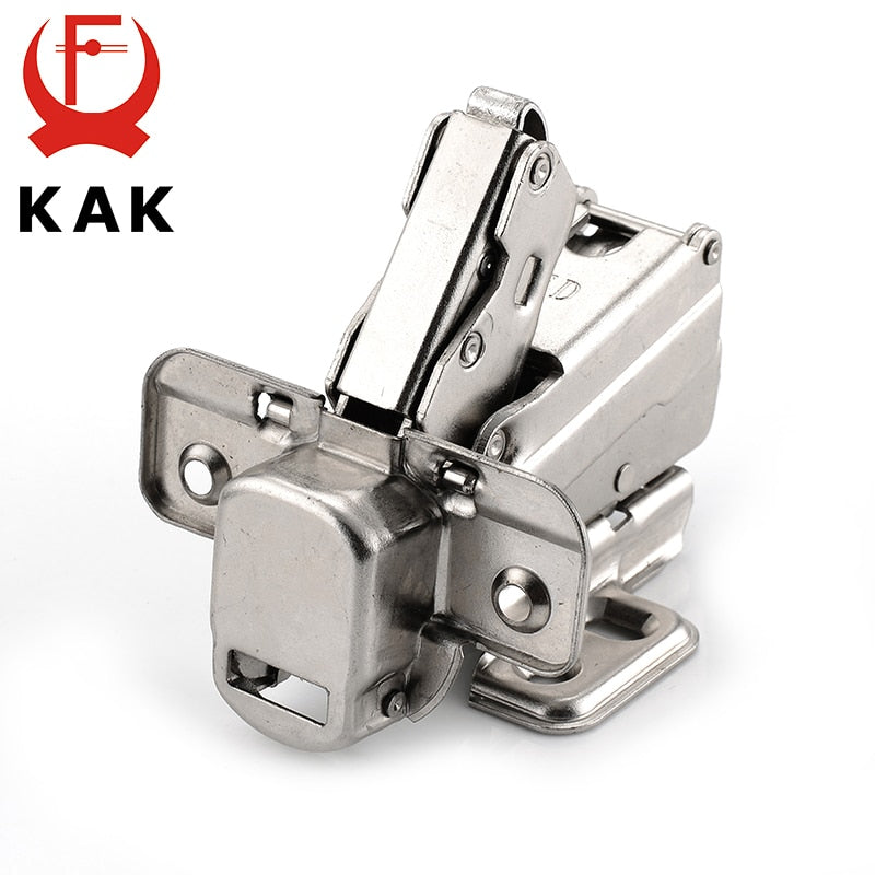 KAK 175 Degree Cabinet Hinge Cold Rolled Steel Fixed Hinge Rustless Iron Cabinet Cupboard Door Hinges For Furniture Hardware - KiwisLove